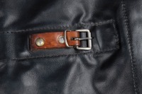 TOOL ROLL BAG: An original circa 1980s Ferrari black vinyl tool roll & jack bag [Location: Melbourne] - 9