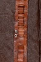TOOL ROLL BAG: An original circa late 1960s early 1970s Ferrari 330 / 365 brown vinyl tool roll bag [Location: Melbourne] - 2