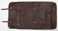 TOOL ROLL BAG: An original circa late 1960s early 1970s Ferrari 330 / 365 brown vinyl tool roll bag [Location: Melbourne] - 7