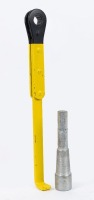 JACK TOOLS: Two original Ferrari wheel jack tools, includes a Battaini jack ratchet (P/N 218675) and a jack tool extension, 12cm long [Location: Melbourne]