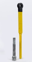 JACK TOOLS: Two circa 1975-83 Ferrari wheel jack tools, includes a jack ratchet and a tool extension [Location: Melbourne]