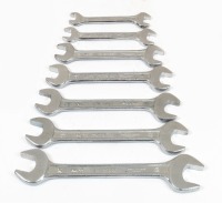 EVEREST SPANNERS: A group of seven Everest No.22 spanners believed to suit Ferrari 365 & 512 tool kits [Location: Melbourne]