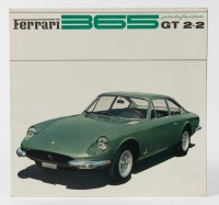 FERRARI 365 GT 2+2: An original 1968 printed colour fold out sales brochure for the Ferrari 365 GT 2+2 Pininfarina [Location: Melbourne]