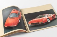 FERRARI TESTAROSSA: A 1984 dated Ferrari Testarossa sales brochure, 28 pages consisting of colour photos & illustrations, onion skin pages and fold out pages, publication No.328 / 84 [Location: Melbourne] - 2