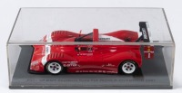 FERRARI F333: A Spark 1:43 scale model of the Ferrari F333 BMS Scuderia Italia Team, 2001 FIA world champion in perspex case [Location: Melbourne]