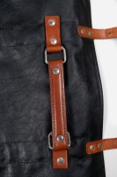 FERRARI TOOL ROLL BAG: A reproduced 1980s Ferrari black vinyl tool roll & jack bag, no contents [Location: Melbourne] - 7