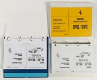FERRARI: Three reprinted Ferrari 308 / 328 Instruction Manuals & Spare Parts Catalogues [Location: Melbourne]