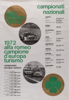 ALFA ROMEO: Three large posters all relating to Alfa Romeo racing cars, all approx 1m high, 73cm wide [Location: Melbourne]