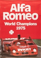 ALFA ROMEO: Three large posters all relating to Alfa Romeo racing cars, all approx 1m high, 73cm wide [Location: Melbourne] - 3