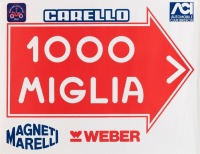 MILLE MIGLIA: A group of five Alfa related promotional items for the Mille Miglia event [Location: Melbourne]