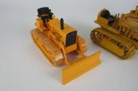 TRACTOR MODELS: Three die-cast tractor and crawler models including Caterpillar and International Harvester - 3