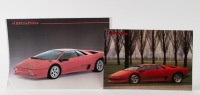 LAMBORGHINI: A circa early 1990s Lamborghini Diablo small format single page sales leaflet [Location: Melbourne]