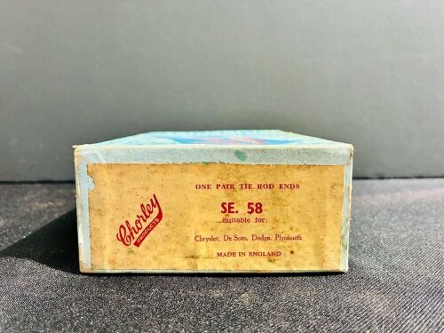 CHRYSLER: One pair of Chorley tie rod ends (SE.58), to suit Chrysler, De Soto, Dodge and Plymouth [Location: Sydney]