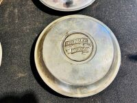 CHRYSLER: Four hubcaps for the Chrysler Six [Location: Sydney] - 2
