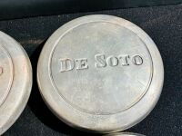 DE SOTO: Six De Soto hubcaps, unknown model [Location: Sydney] - 3