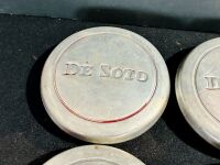 DE SOTO: Six De Soto hubcaps, unknown model [Location: Sydney] - 7