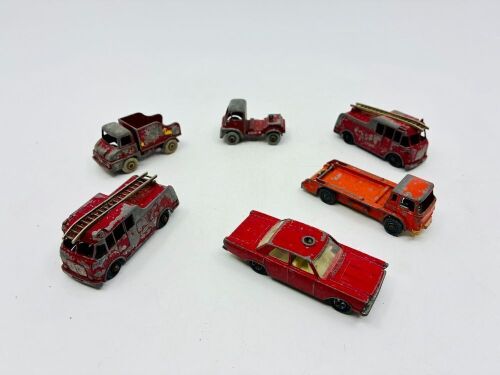 200 · MATCHBOX: A group of six vintage Matchbox models [Location: Sydney]