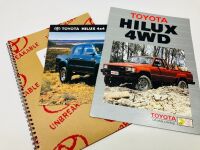 TOYOTA: A group of eight Sales Brochures featuring various Hi-Lux models, 4Runner and Landcruiser [Location: Sydney] - 6