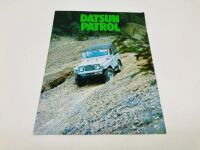 DATSUN/NISSAN: A group of three Sales Brochures for the Patrol (2) and Navara [Location: Sydney] - 4