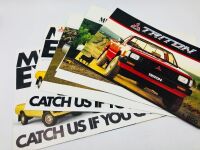 MITSUBISHI: A group of six Sales Brochures covering a variety of commercial and off-road vehicles [Location: Sydney]