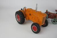 TRACTOR MODELS: Four die-cast tractor and crawler - various makes and models - 2