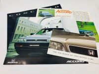 HONDA: A group of four Sales Brochures for the Accord (2), Concerto and 1991 Model Range [Location: Sydney]