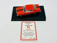 HOLDEN: A 1:43 scale model by Autoart of the Holden HT Monaro GTS 350 in Sebring Orange, limited edition 1979/3000, complete with certificate of authenticity and display case [Location: Sydney]