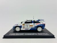 FORD: A 1:43 scale model by IXO of the #7 Ford Escort Cosworth, driven by T.Makinen in the 1994 1000 Lakes Rally [Location: Sydney]