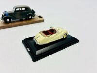 FIAT: Two models of different scales including a 1:43 scale Fiat 508 Berlina by Brumm and a 1:76 scale Austin A90 Atlantic by Oxford [Location: Sydney] - 4