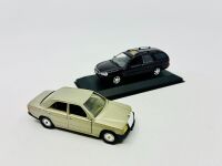 MERCEDES-BENZ: Two 1:43 scale models including a Mercedes-Benz 190 by Solido and a Ford Modeo Wagon by Minichamps, complete with original packaging. [Location: Sydney] - 2