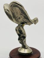 ROLLS-ROYCE: A 'Flying Lady' mascot mounted on a timber base - 5
