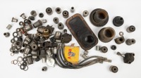 FERRARI 365 GTC/4: A box of assorted mostly small suspension parts and other parts to suit Ferrari 365 GTC/4 [Location: Melbourne]