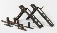 BUMPER IRONS / BRACKETS: A group of assorted Ferrari rear bumper brackets & irons thought to suit 365 GTB/4 model [Location: Melbourne]