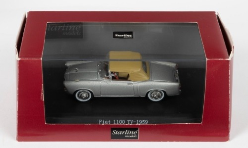 FIAT: A Starline Models 1:43 scale 1959 Fiat 1100 TV in silver in original box [Location: Melbourne]