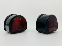 LUCAS ST-51 STOP LAMPS: A pair of Lucas ST-51 'D' stop lamps - 3