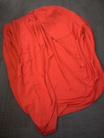 CAR COVER: A large red car cover made by Form Fit / Covercraft understood to have been used on a modern Ferrari in bag [Location: Melbourne] - 2