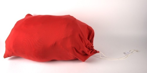CAR COVER: A large red car cover made by Form Fit / Covercraft understood to have been used on a modern Ferrari in bag [Location: Melbourne]