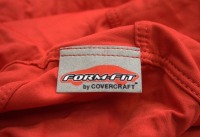 CAR COVER: A large red car cover made by Form Fit / Covercraft understood to have been used on a modern Ferrari in bag [Location: Melbourne] - 3