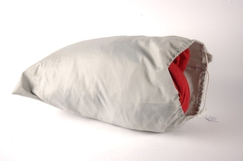 CAR COVER: A large red car cover made by Form Fit / Covercraft understood to have been used on a modern Ferrari in bag [Location: Melbourne]