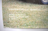 POSTER: A large poster promoting the Christie's 1990 Important Collectors' Motor Cars auction in Melbourne, June 1990, featuring a Ferrari 250 GT, 57cm high, 76cm wide [Location: Melbourne] - 2