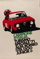 ALFA ROMEO: Two large posters relating to the Alfa GTA 1300 [Location: Melbourne]