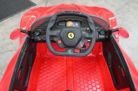 FERRARI: A Rastar childrens electric ride-on Ferrari car, with remote control option for parents, 1.2m long, 60cm wide [Location: Melbourne] - 4