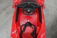 FERRARI: A Rastar childrens electric ride-on Ferrari car, with remote control option for parents, 1.2m long, 60cm wide [Location: Melbourne] - 5