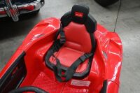 FERRARI: A Rastar childrens electric ride-on Ferrari car, with remote control option for parents, 1.2m long, 60cm wide [Location: Melbourne] - 7