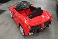 FERRARI: A Rastar childrens electric ride-on Ferrari car, with remote control option for parents, 1.2m long, 60cm wide [Location: Melbourne] - 8