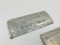 FERRARI: A pair of original identification plates for Oil Lubrication and Engine Firing Order - 5