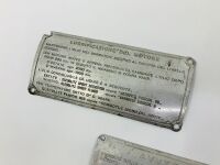 FERRARI: A pair of original identification plates for Oil Lubrication and Engine Firing Order - 6