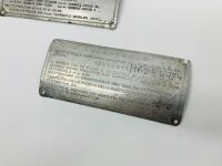 FERRARI: A pair of original identification plates for Oil Lubrication and Engine Firing Order - 7