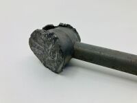 HAMMER: A period lead hammer with steel handle for knock-off hubs - 3
