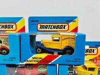 MATCHBOX: Eight 1:64 scale Matchbox models featuring the Ford Model A Van (MB38) in various liveries [Location: Sydney] - 3